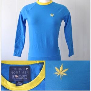 Minnie Mortimer Boast Long Sleeve T-shirt Electric Blue pot 420 Japanese maple